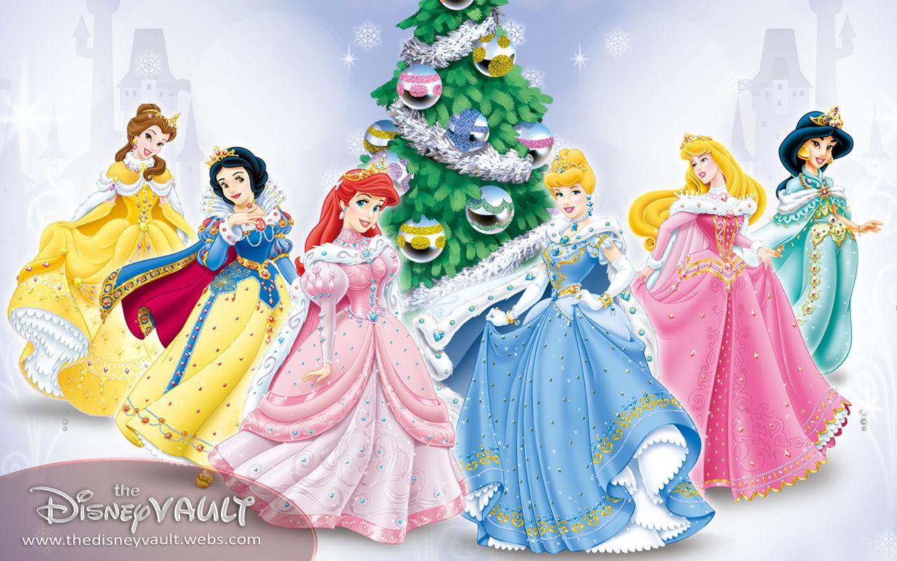 1280x800 Disney Princess Christmas Wallpaper