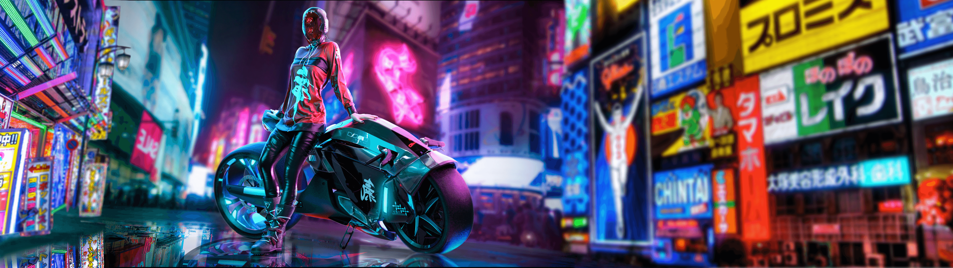 Cyberpunk Dual Monitor Wallpapers - Top Free Cyberpunk Dual Monitor