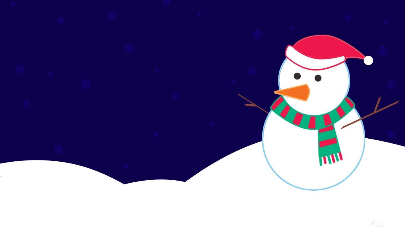 1366x768 Snowman Digital Art Wallpaper 52527 1366x768px