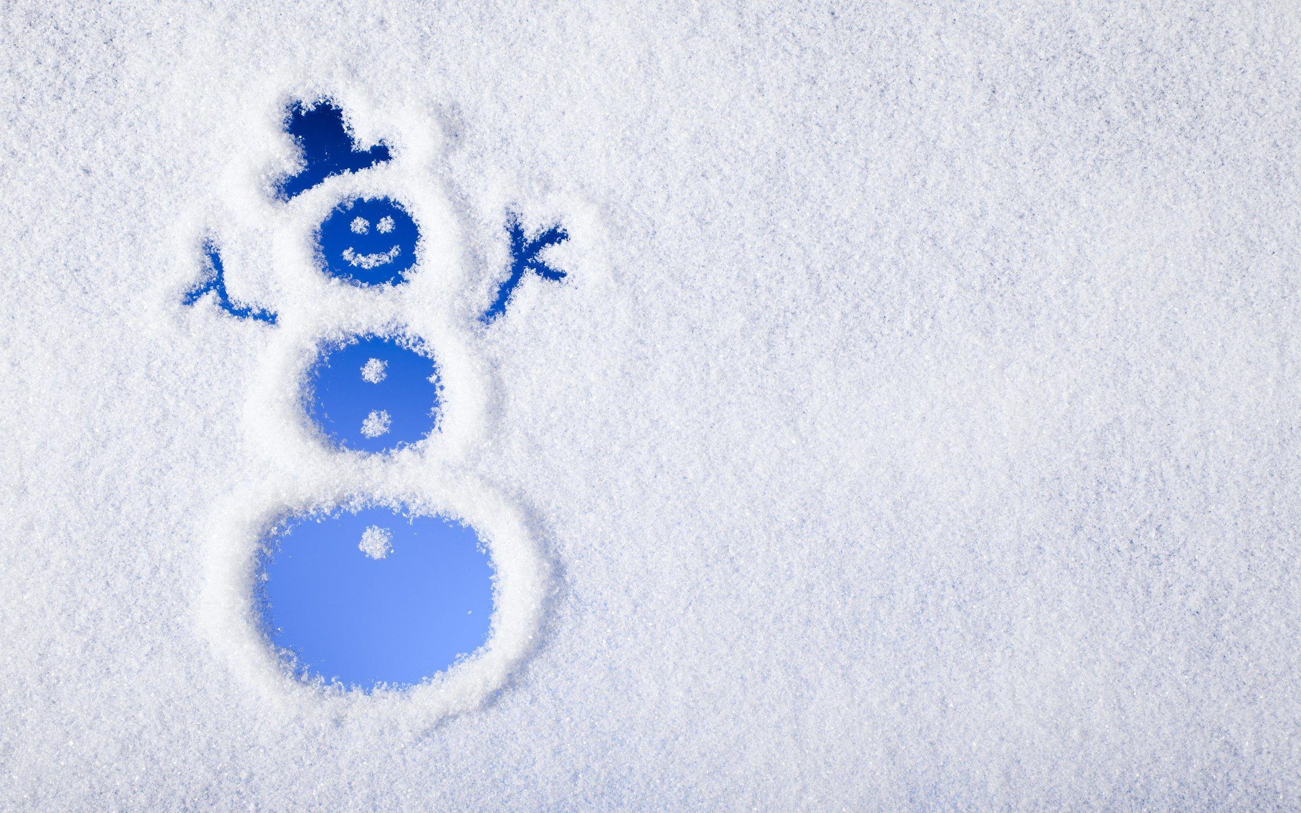2560x1600 Snowman Art Definition Wallpaper