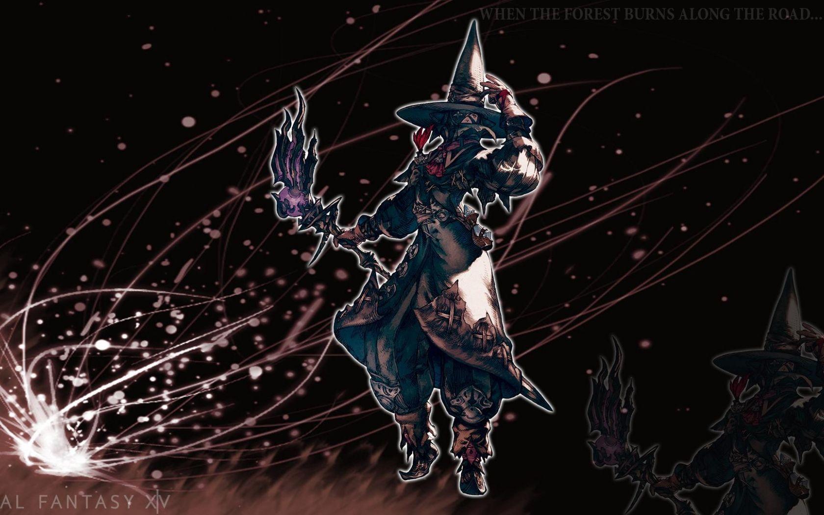1680x1050 Black Mage Wallpaper