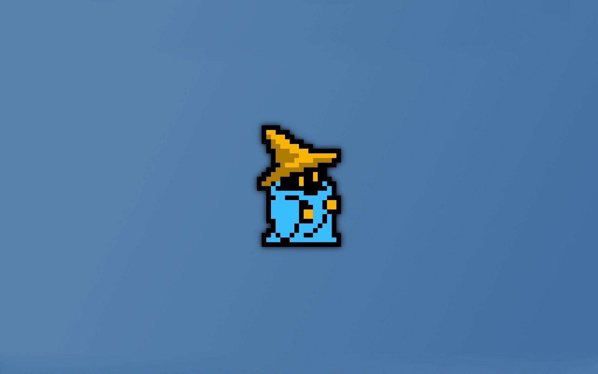 1920x1200 minimalism, Pixels, Artwork, Final Fantasy, Black Mage Wallpaper HD / Desktop and Mobile Background