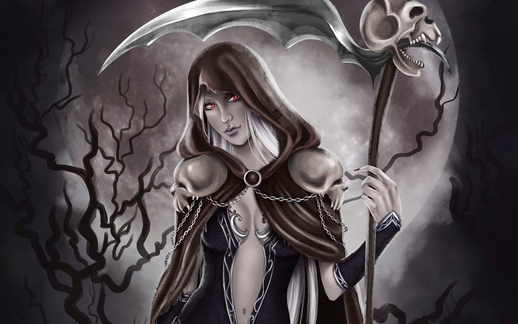 1680x1050 Fantasy Wallpaper: Fantasy. Art, Beautiful dark art, Grim reaper art