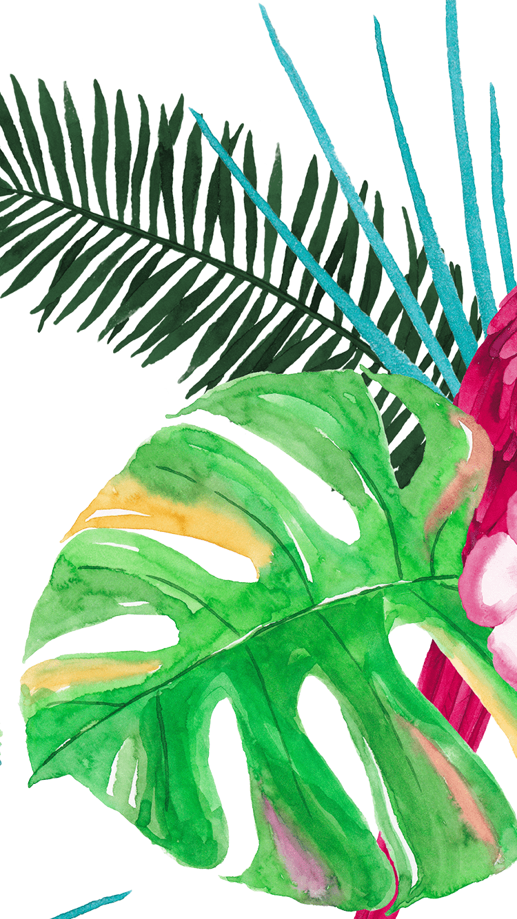 750x1334 Cute iPhone Wallpaper Tropical .