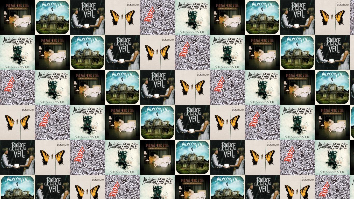 1366x768 Pierce The Veil A Flair For The Dramatic Wallpaper « Tiled Desktop Wallpaper