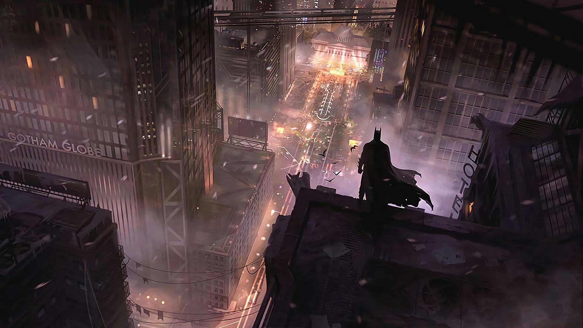 1920x1080 4K wallpaper: Batman Arkham City Concept Art Wallpaper