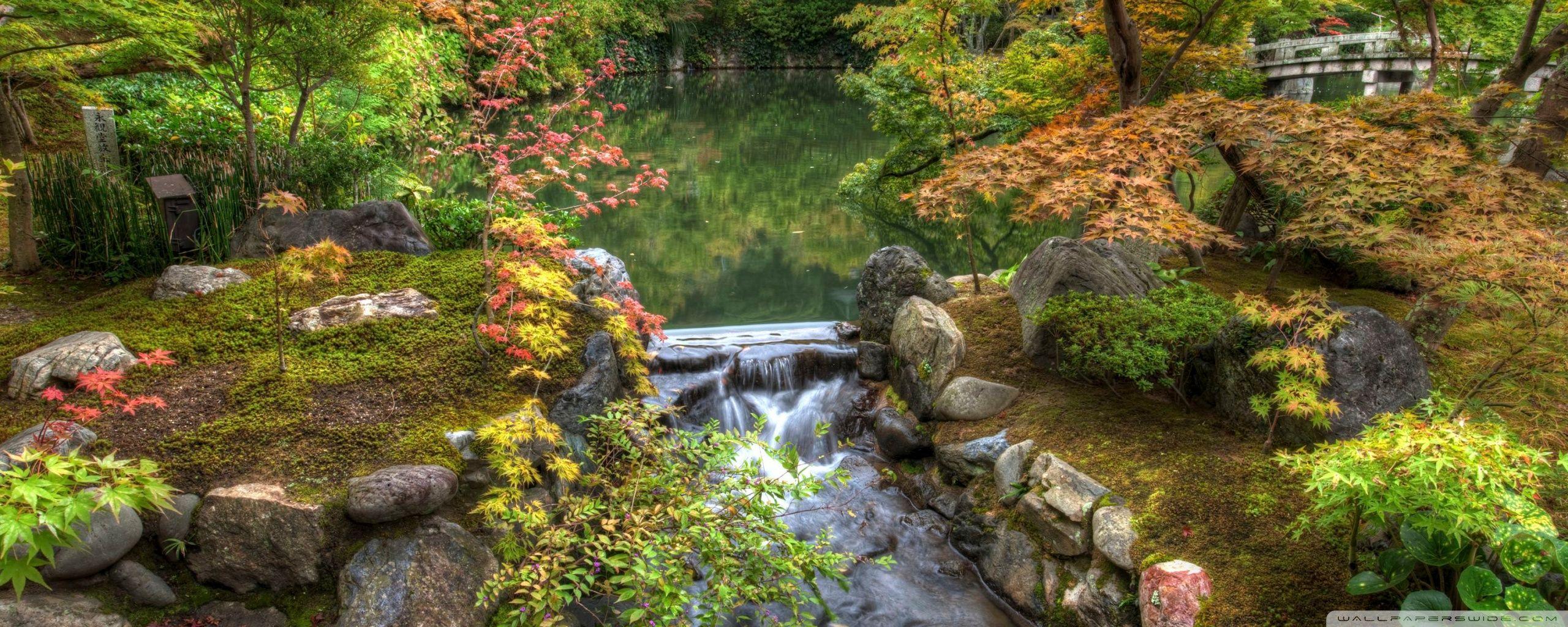 2560x1024 Japanese Garden ❤ 4K HD Desktop Wallpaper for 4K Ultra HD TV • Dual