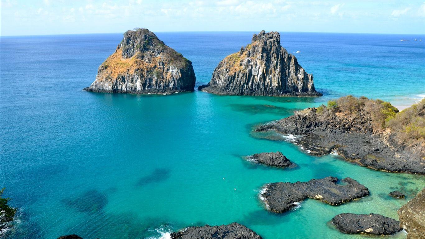 1366x768 Fernando de Noronha brazil HD Wallpaper