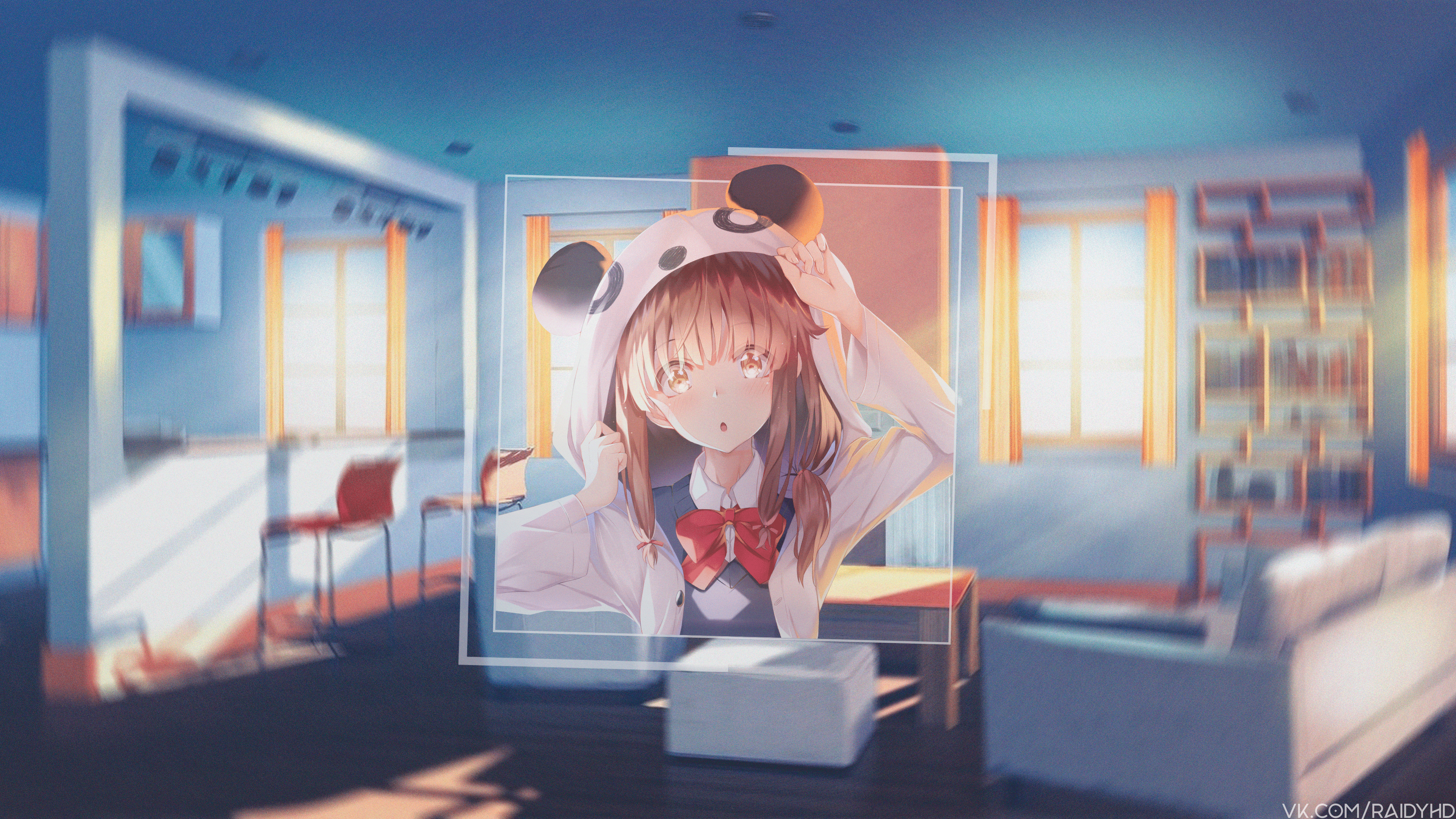 3840x2160 Azusagawa Kaede Anime Girls Anime Picture In Picture Seishun Buta Yar Wa Bunny Girl Senpai No Yume W Wallpaper:3840x2160