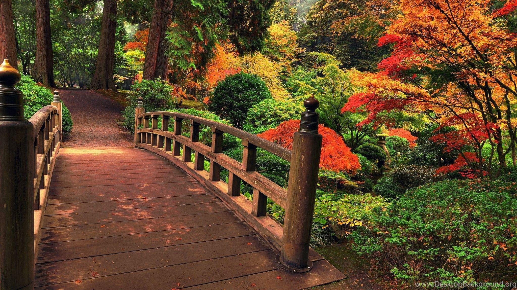 2048x1152 Gardens Wallpaper: Japanese Garden Wide Desktop Background