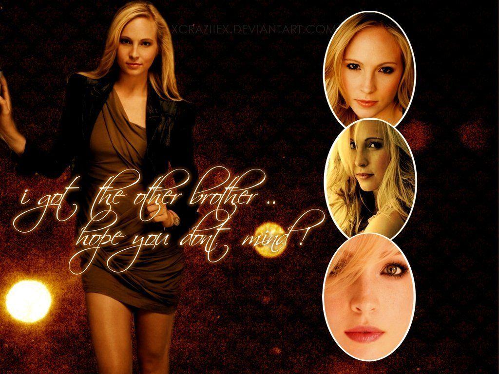 1024x768 Caroline Forbes of The Vampire Diaries Wallpaper