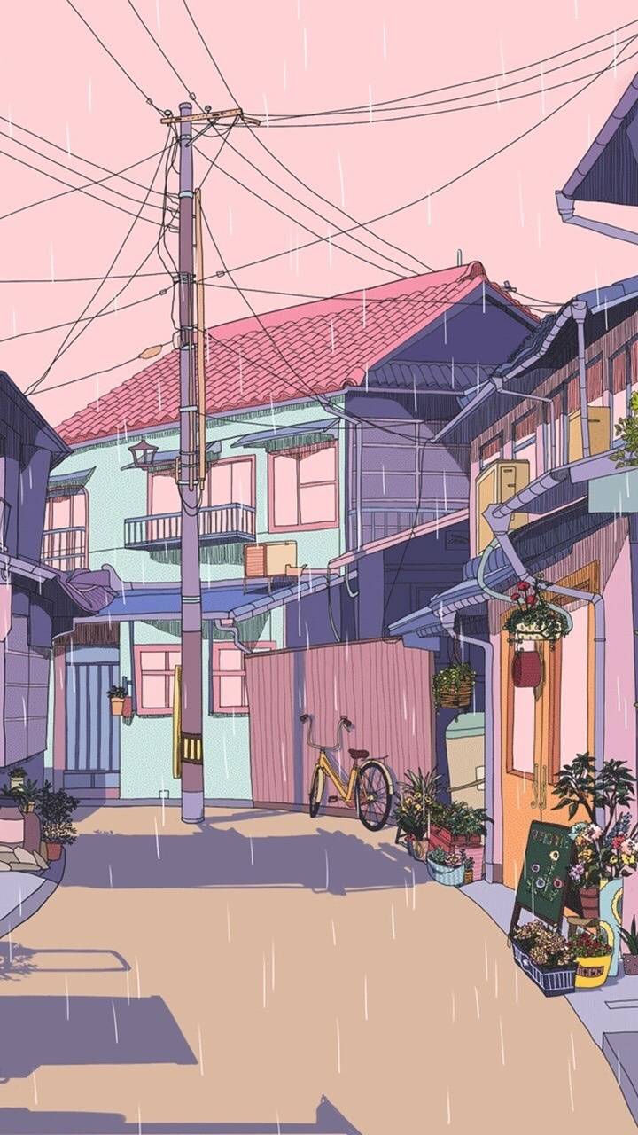 720x1280 Japan lofi wallpaper