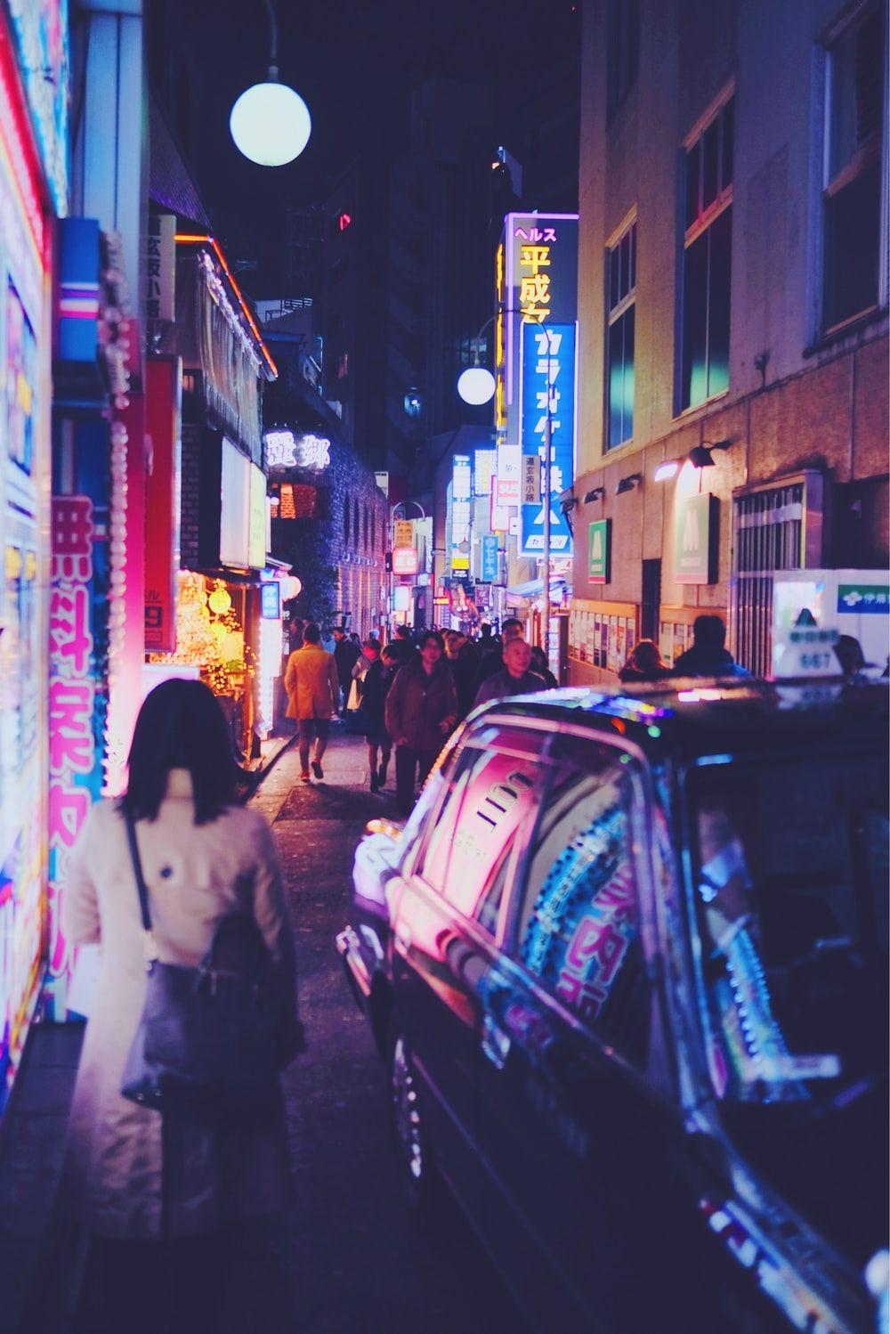 1000x1498 Tokyo Night Picture. Download Free Image