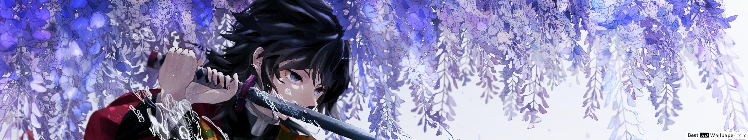 2880x540 Demon Slayer Wallpaper Giyuu Wallpaper HD
