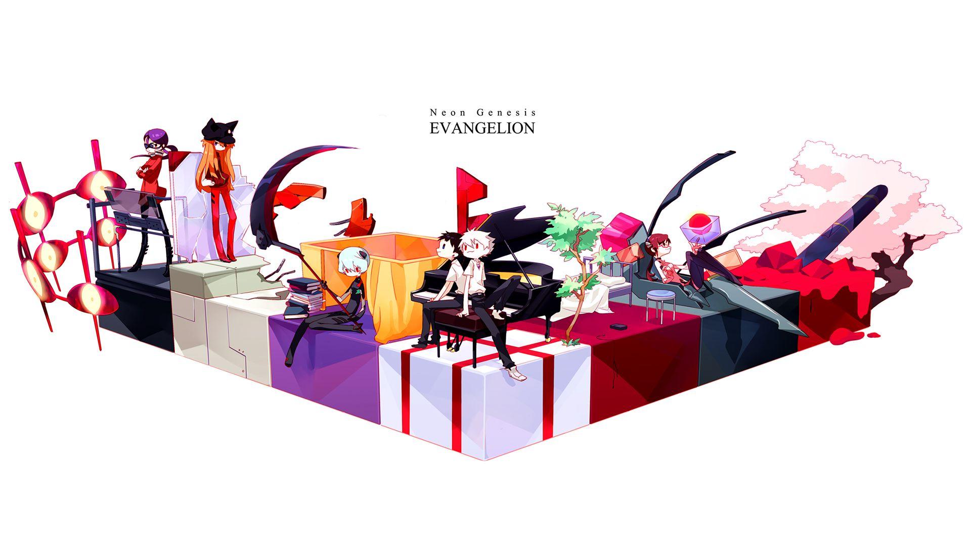 1920x1080 1920x1080 Misato Katsuragi, Anime, Neon Genesis Evangelion, Asuka Langley Sohryu, Kaworu Nagisa, Rei Ayanami wallpaper JPG