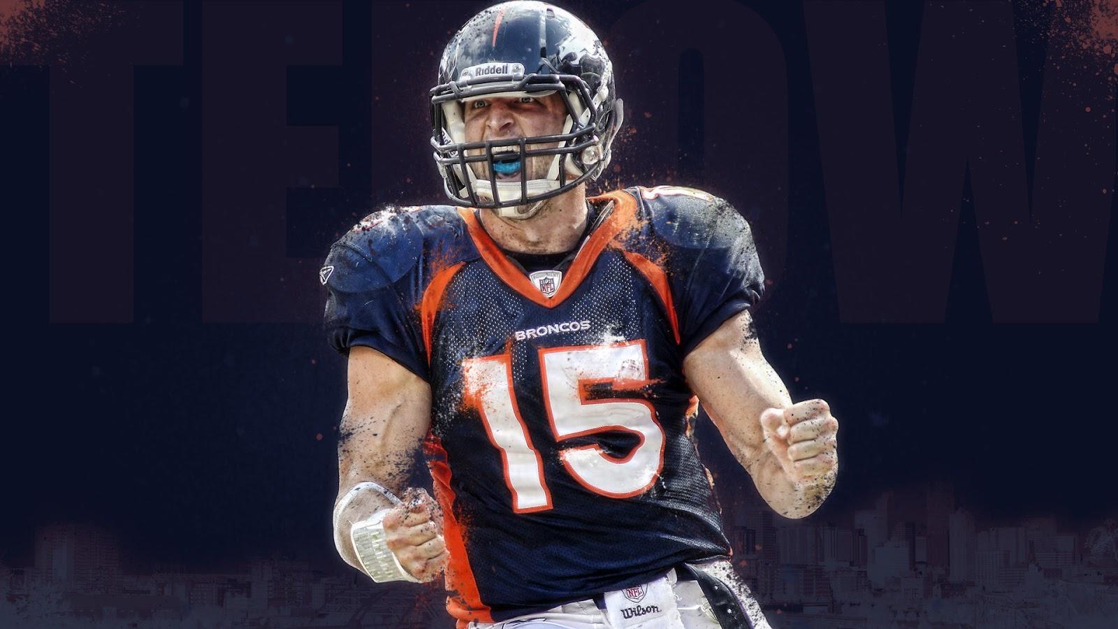 Tim Tebow Denver Broncos 320 x 480 iPhone Wallpaper