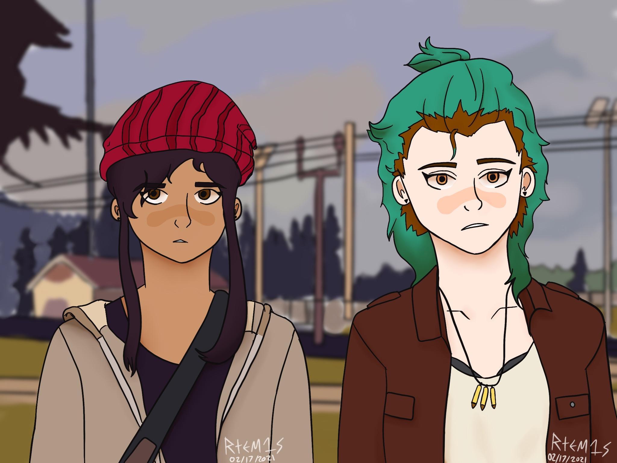2048x1536 Beta Luz and Amity as Max and Chloe from Life is Strange