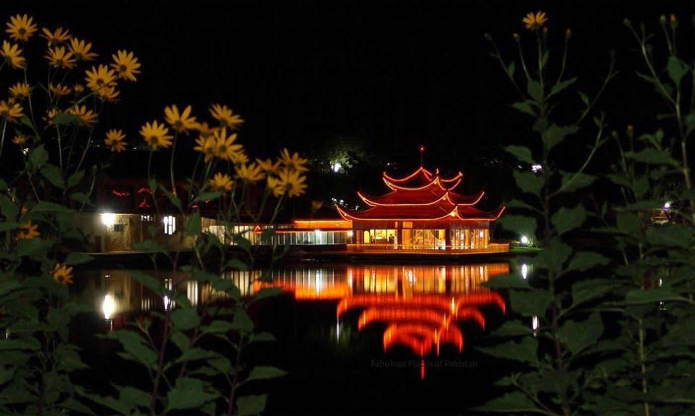 1400x839 Rivers: House Night Place Japanese River Beautiful Wallpaper for HD