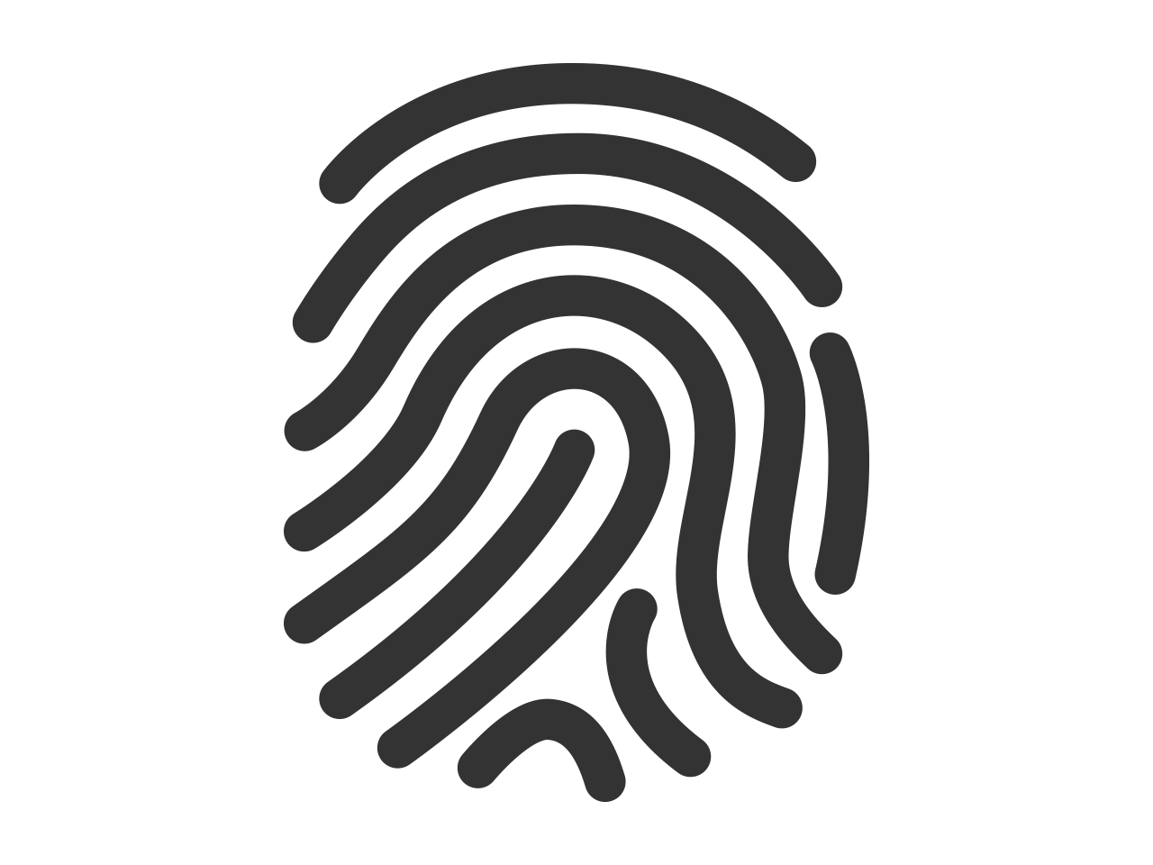 1280x960 Fingerprint PNG Transparent Image