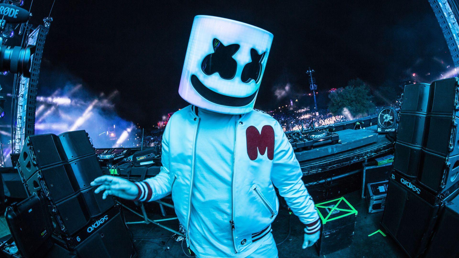 1920x1080 Desktop wallpaper live concert, music, marshmello, HD image, picture, background, 150dce