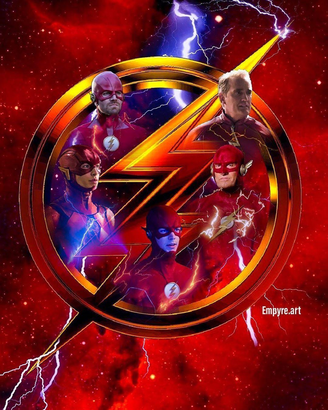 1080x1349 Cade on Instagram: “Artist #flash #grantgustin #ezramiller #stephenamell”. Flash wallpaper, Flash tv series, The flash