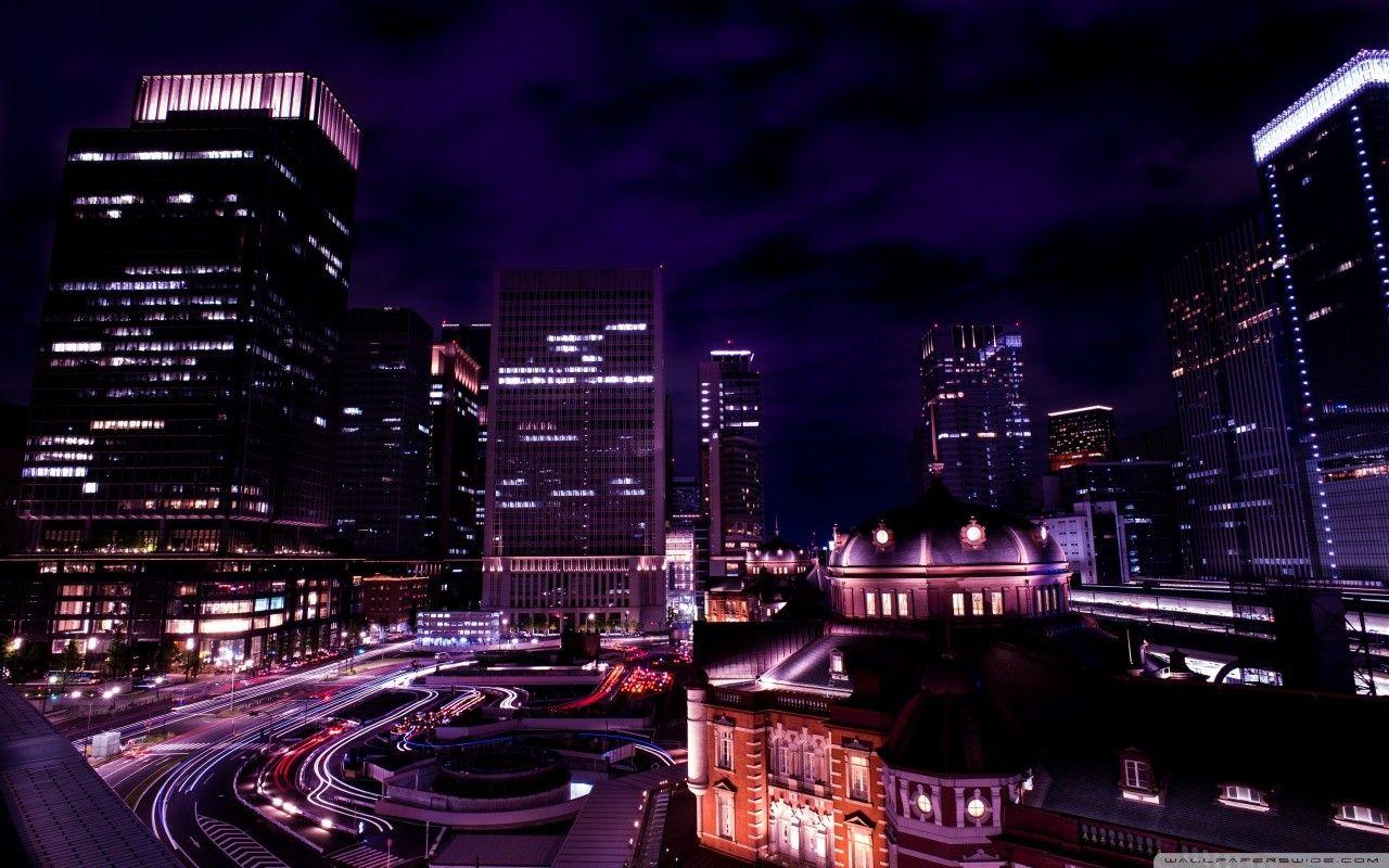1280x800 Tokyo Tag wallpaper: Tokyo Tower Night Beautiful City Lights