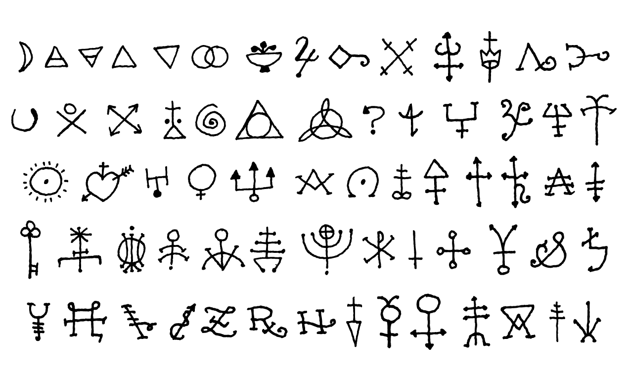 1270x770 Occult Symbols and Esoteric Designs Collection. Occult symbols, Esoteric symbols, Alchemic symbols