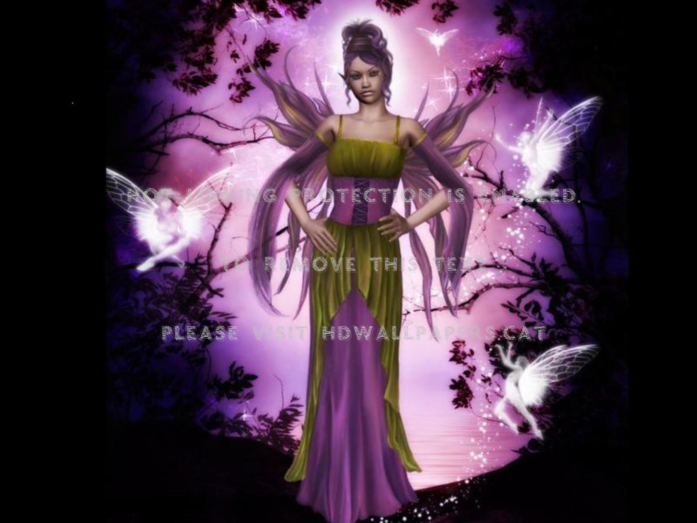 1400x1050 purple fairy sides white little abstract 3D