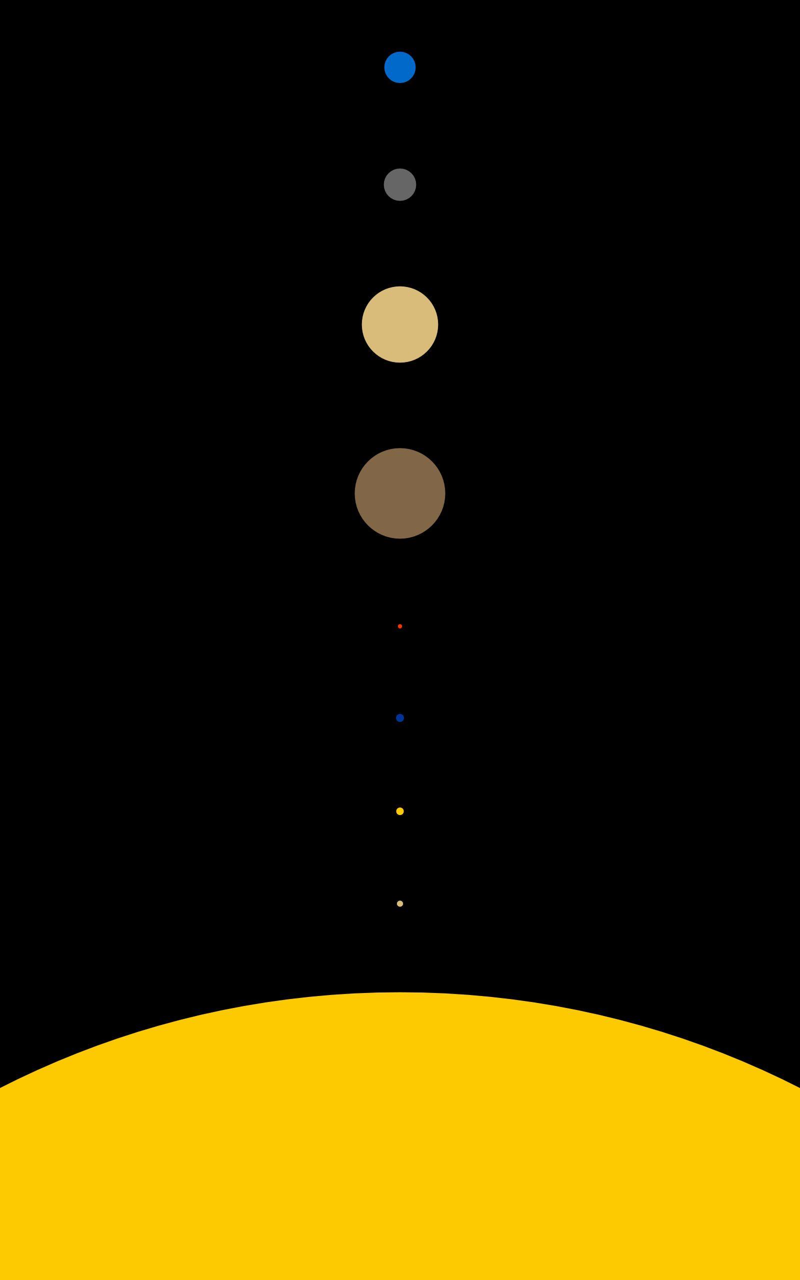 1600x2560 Solar System, Space, Planet, Minimalism, Portrait Display Wallpaper HD / Desktop and Mobile Background