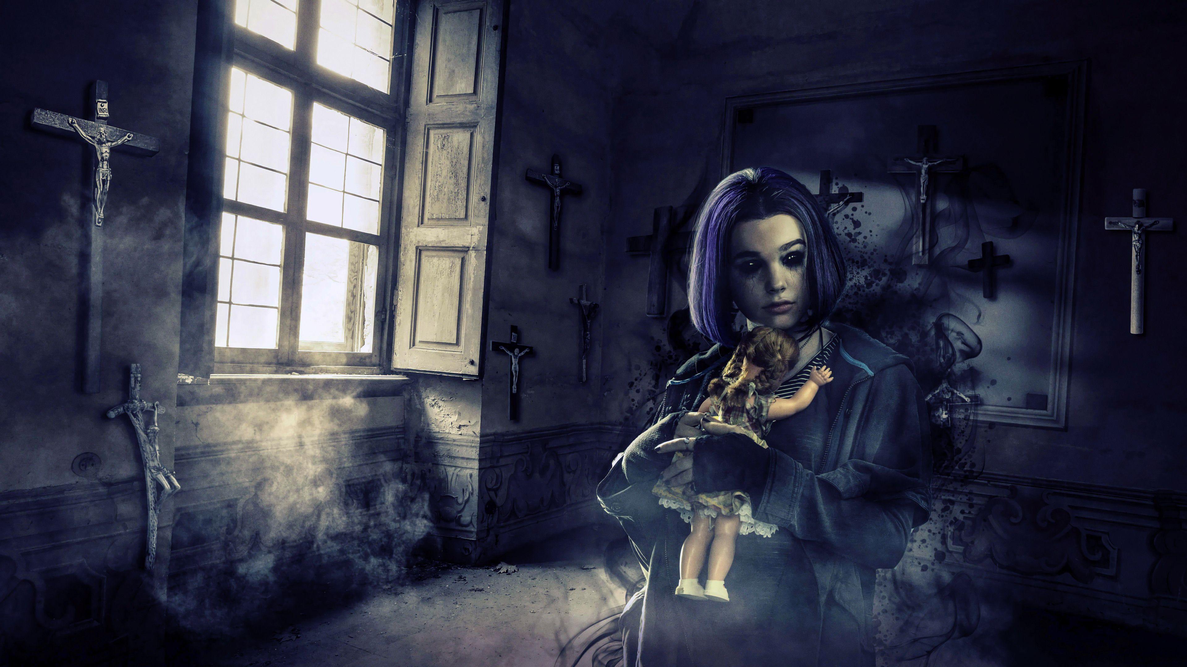 3840x2160 Raven 4K 8K HD DC Wallpaper