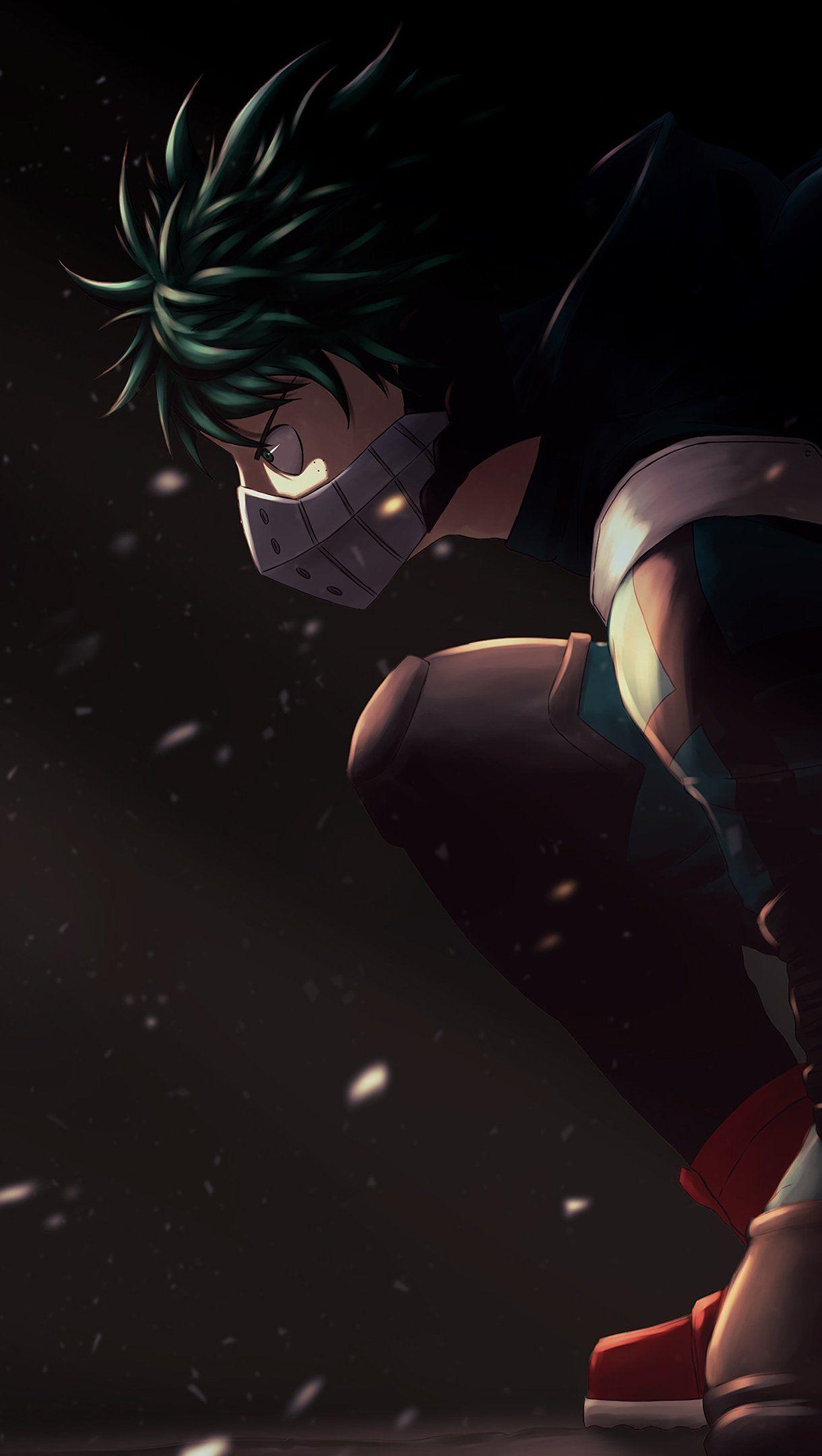 1220x2160 Izuku Midoriya My Hero Academia Anime Hình nền 4k Ultra HD