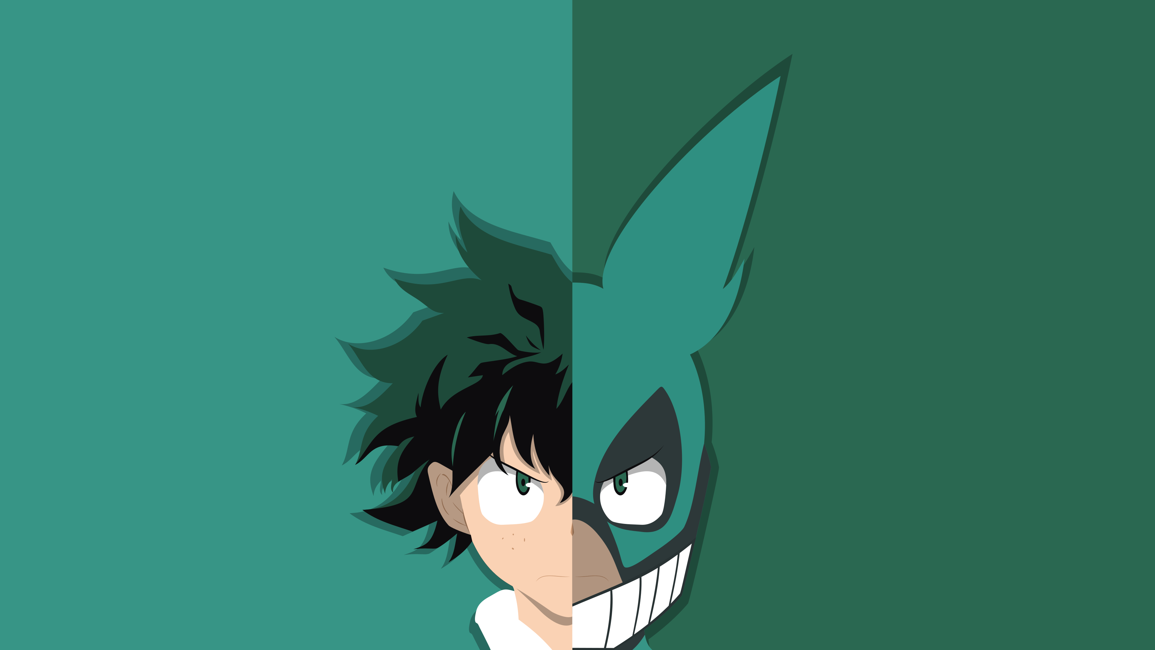 3840x2160 Izuku Midoriya Minimal Wallpaper