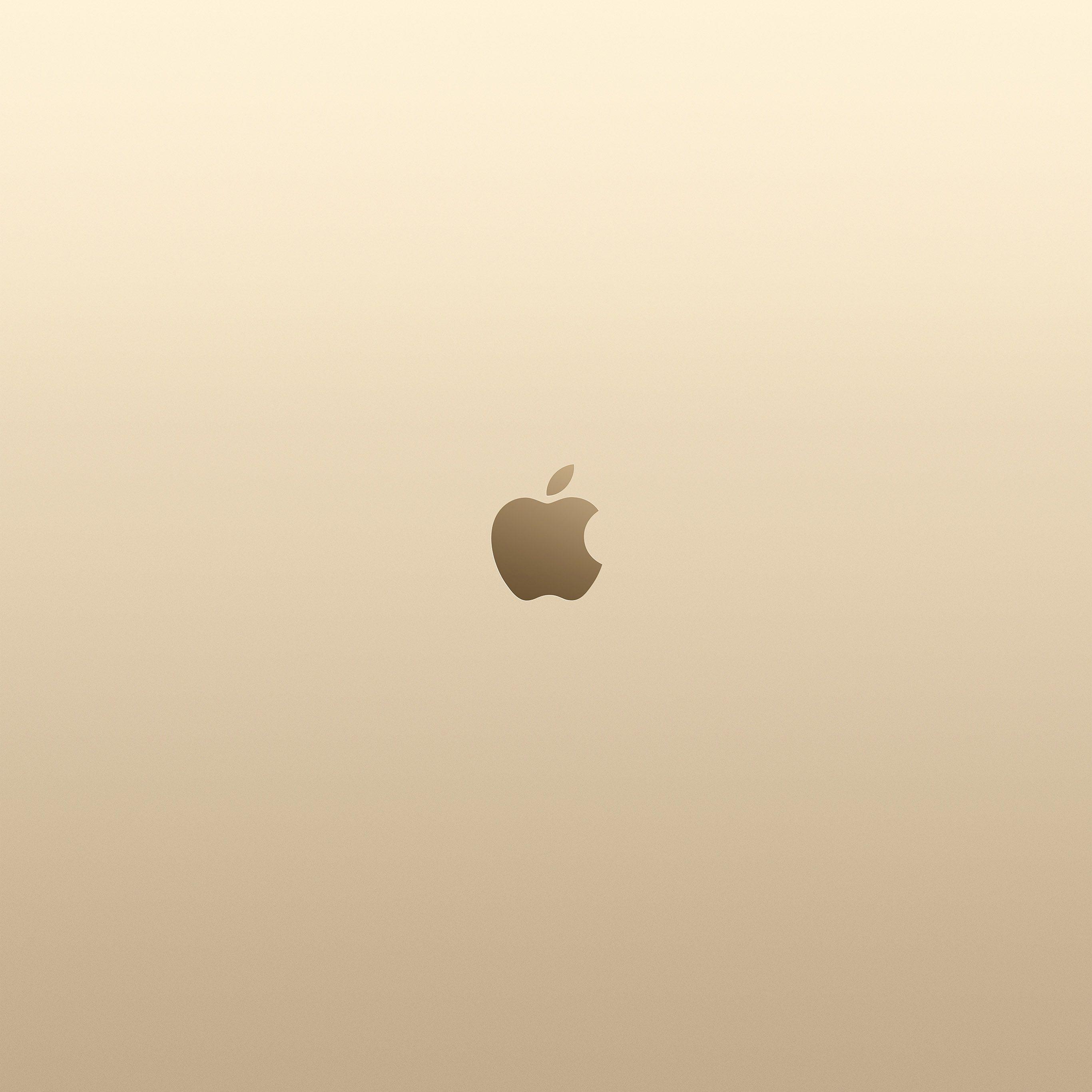 2732x2732 Gold Apple Wallpaper