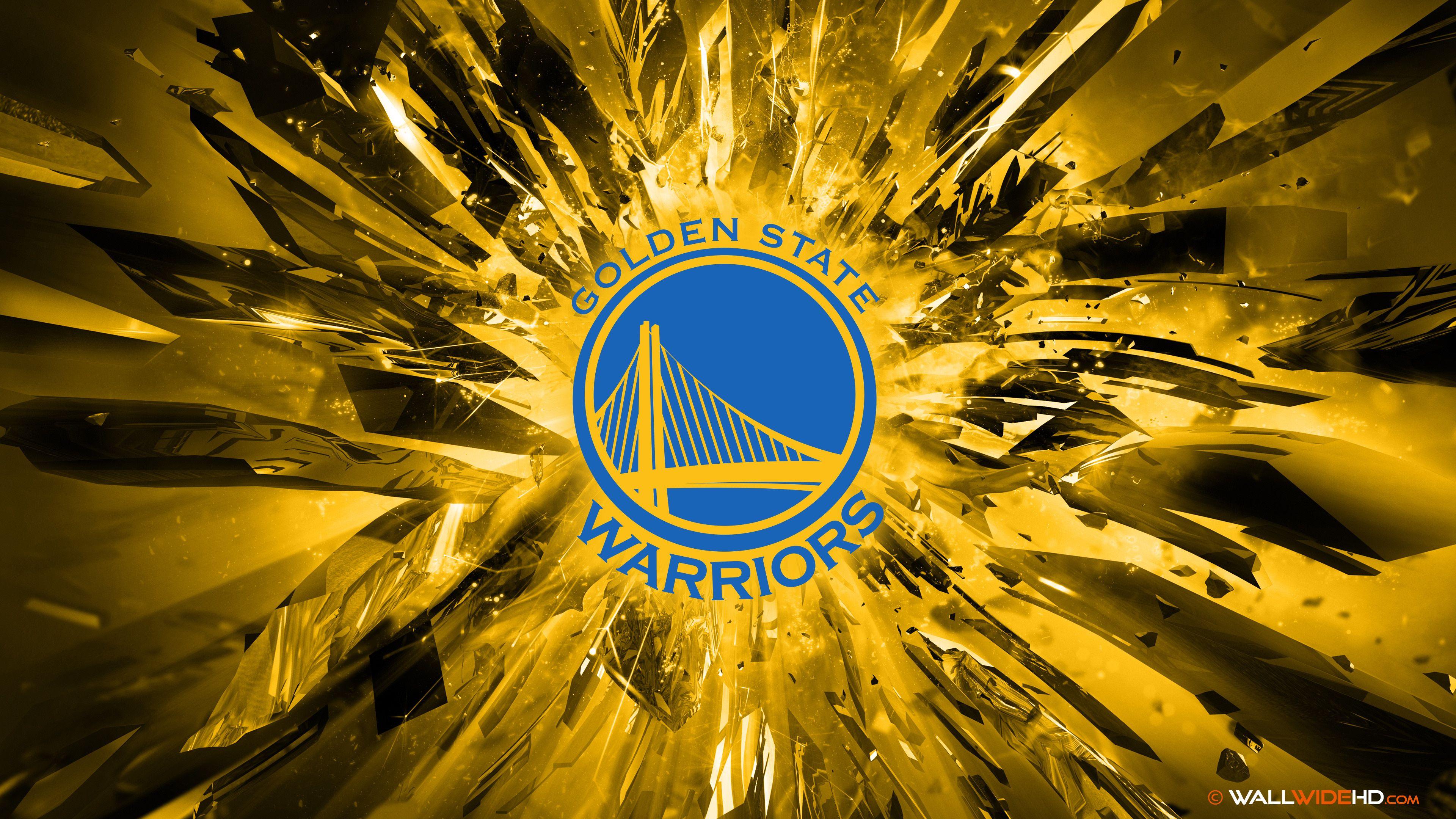 3840x2160 Golden State Warriors 2015 Logo 4k Wallpaper By Wallpaperpalcom Wallpaper Golden State Warriors HD Wallpaper