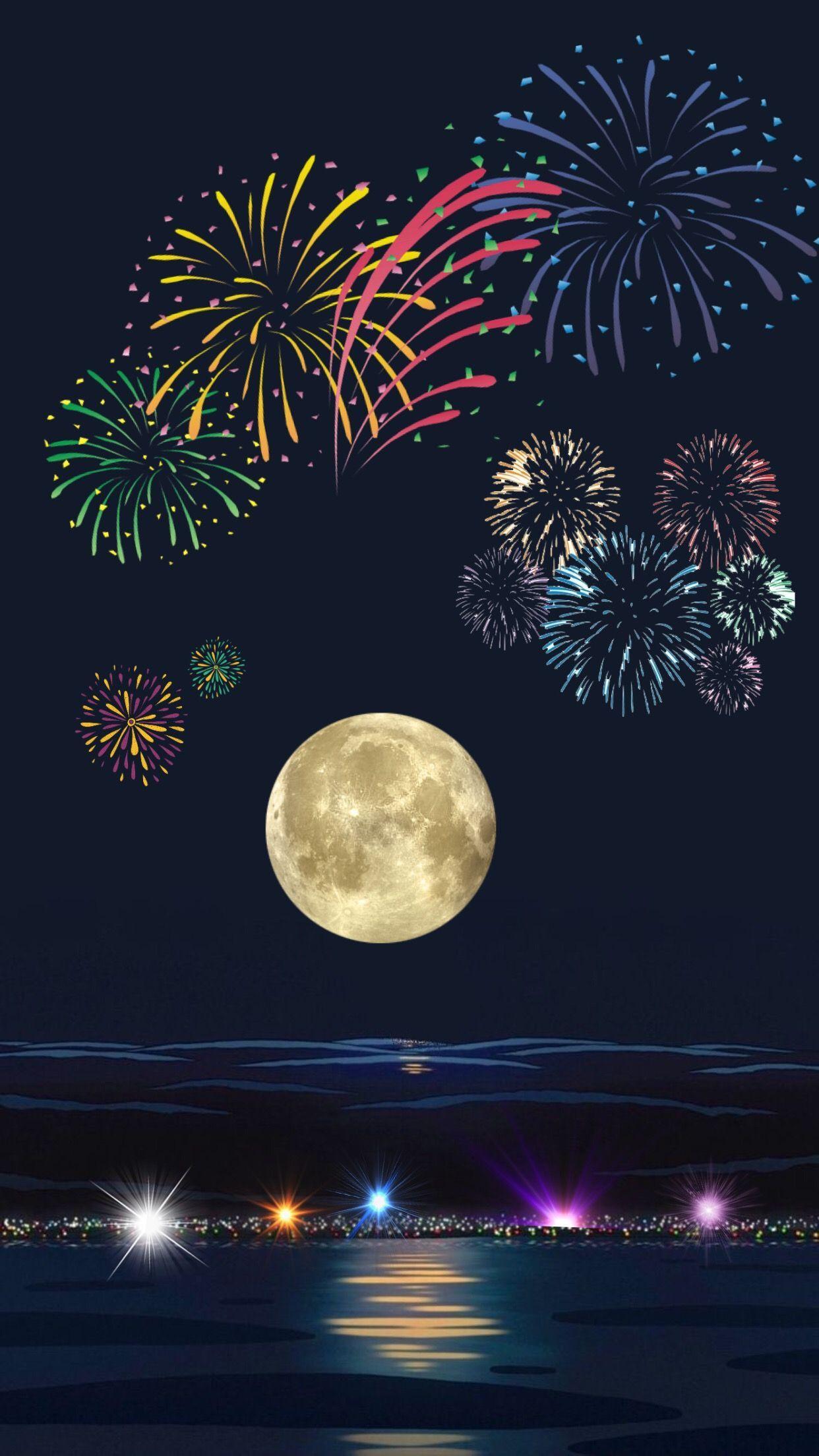 1242x2208 4th of July Fireworks
