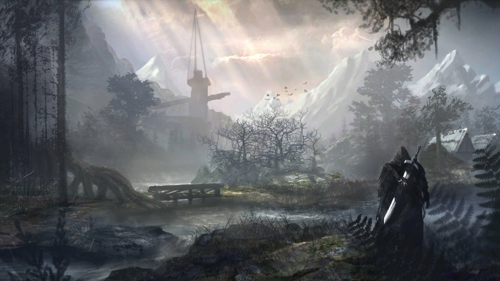 1920x1080 ELEX Warrior Landscape HD Wallpaperx1080