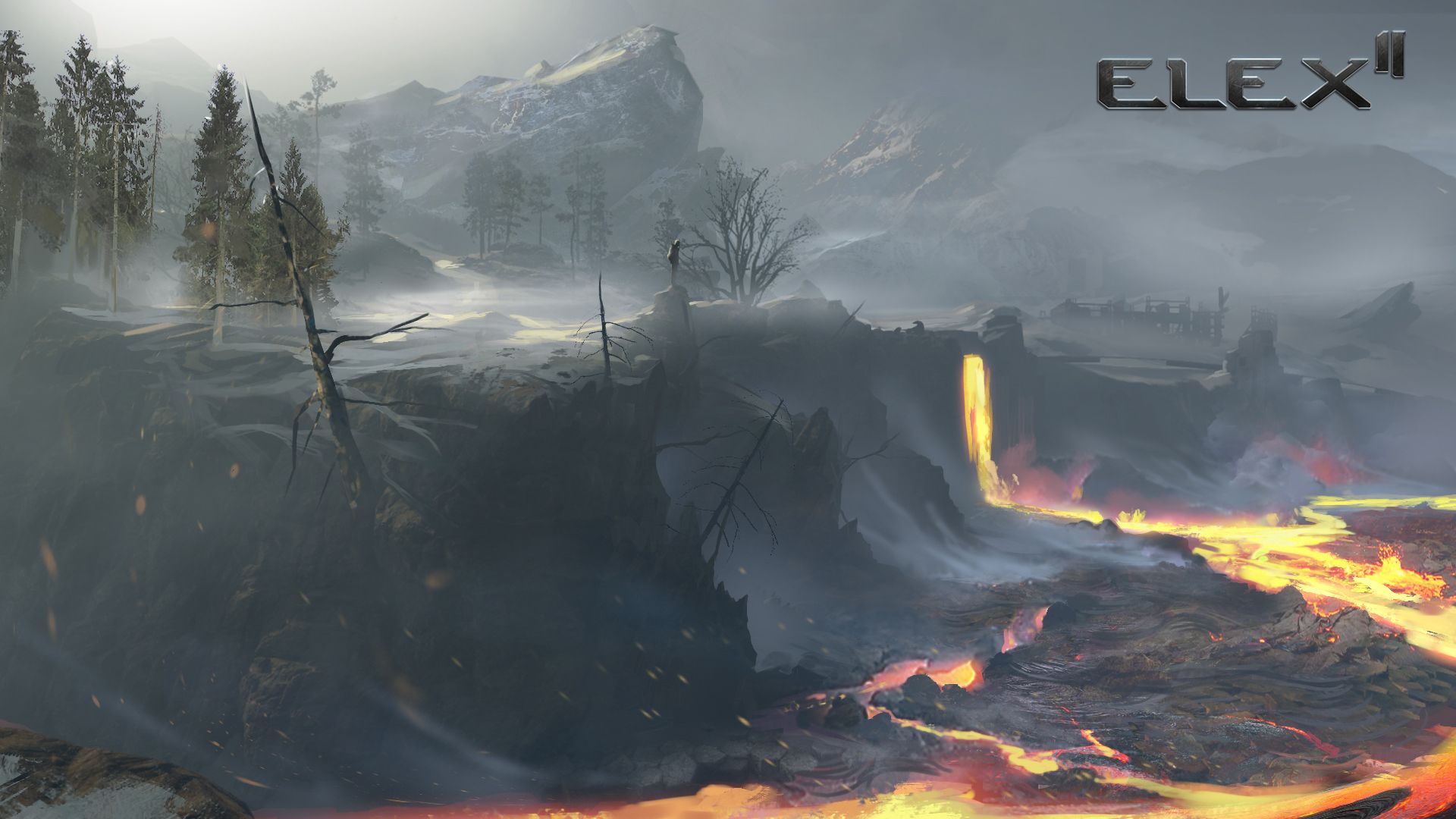 1920x1080 New Elex II Concept Art: Nature can be unpredictable. Be careful where you take your next steps