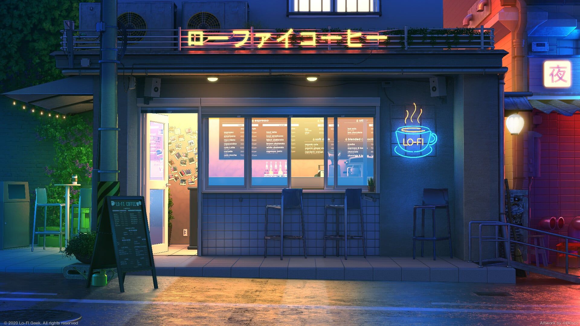 1920x1080 Lo Fi Cafe [1920 X 1080]