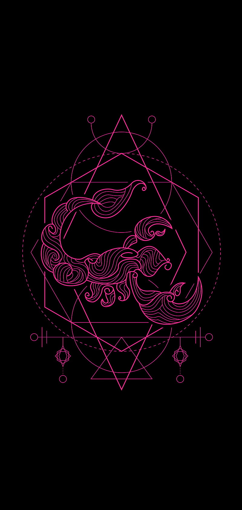 800x1689 Scorpio golden sign, metal background, creative art, zodiac signs, Scorpio zodiac sign, HD wallpaper