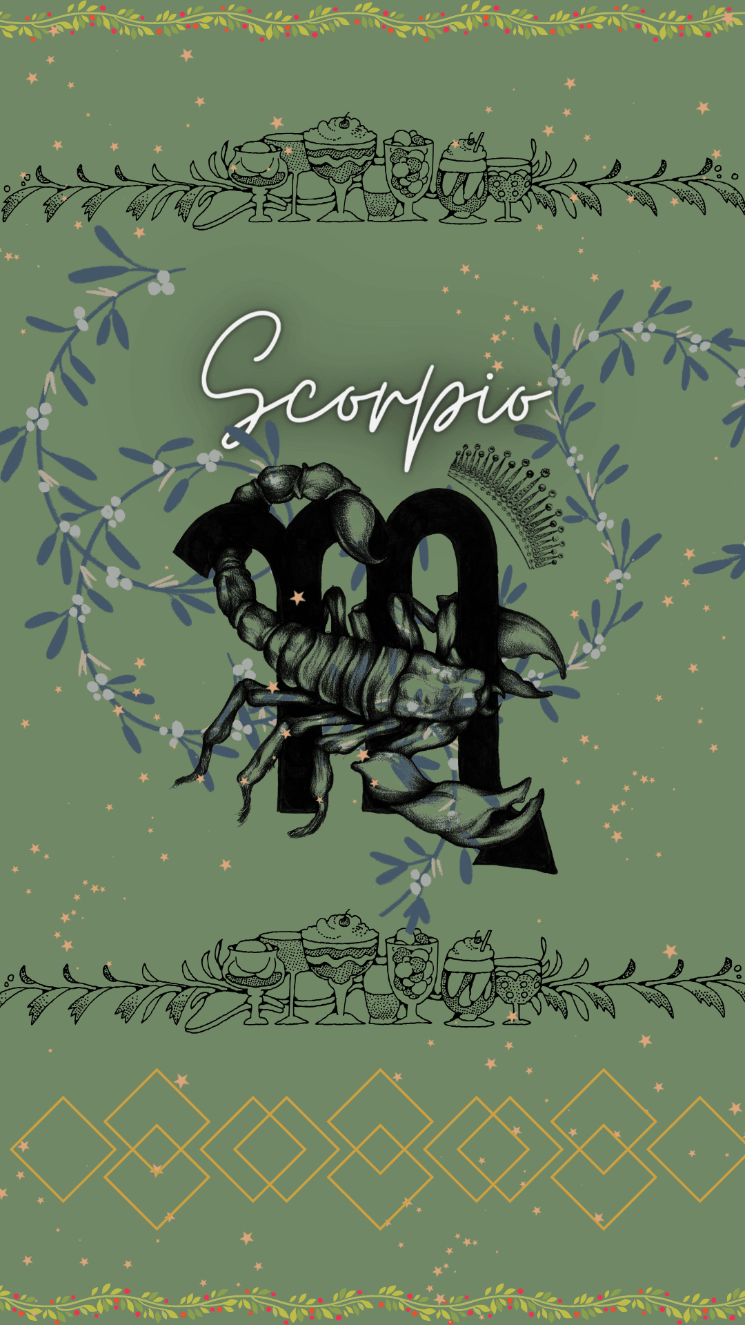 1080x1920 Zodiac sign. Scorpio Phone Wallpaper