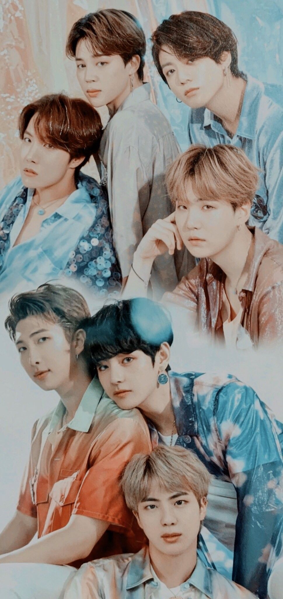 970x2048 BTS Suga And Jin Wallpaper