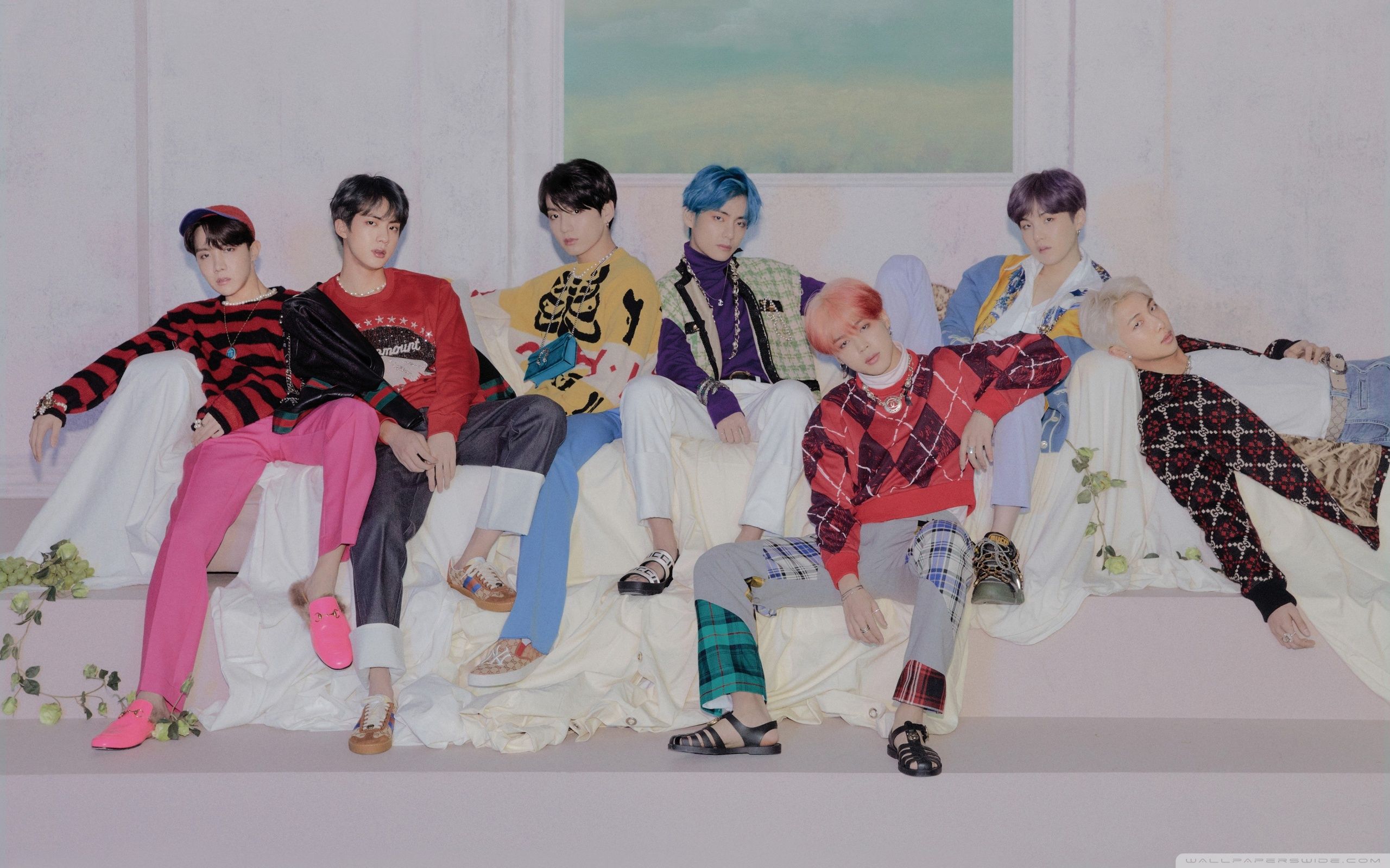 2560x1600 BTS, Jin, Suga, J Hope, Jimin, V, Jung Kook 4K UHD Wallpaper for UltraHD Desktop and TV : Widescreen and UltraWide Display : Dual Monitor