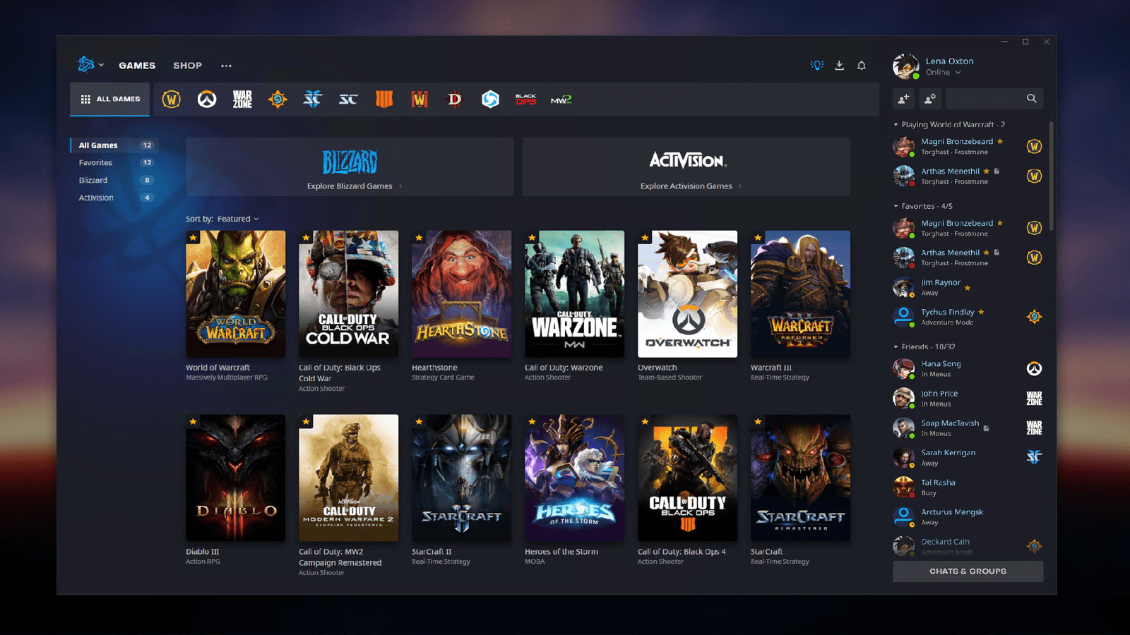 1600x900 Battle.net gets a nicer look. Rock Paper Shotgun