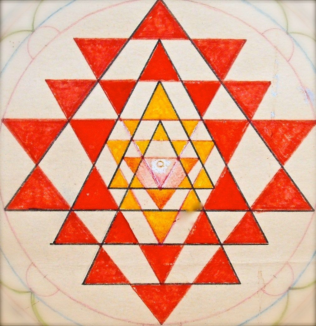 1014x1044 Sri Chakra Yantra. Jane Adams Art
