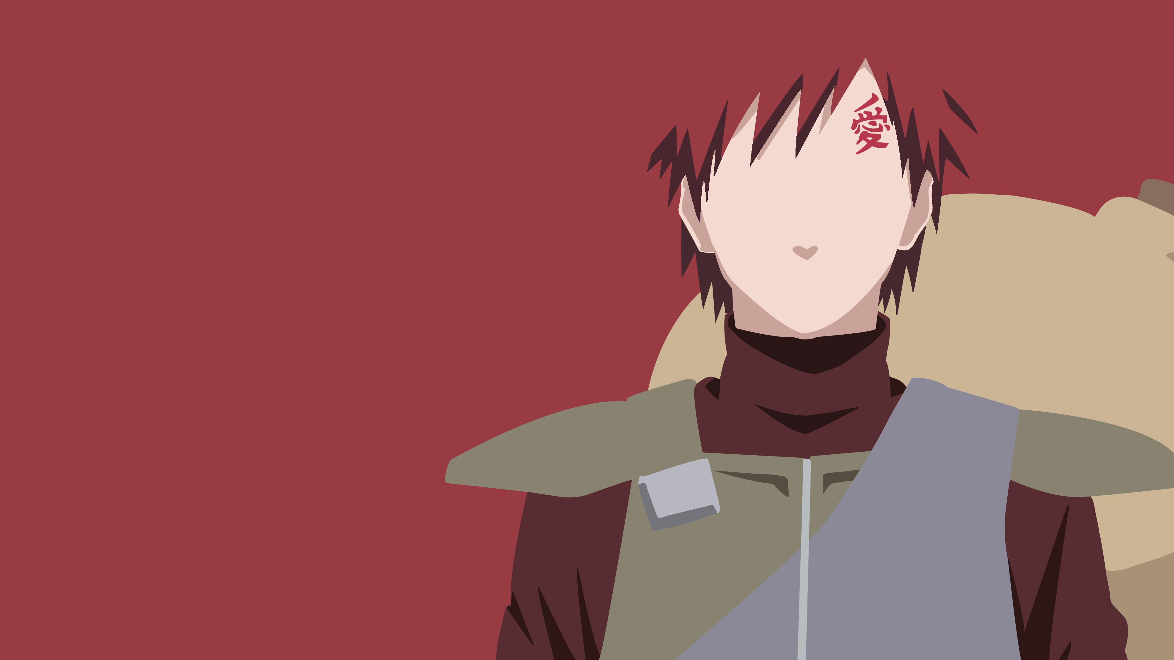 3840x2160 Gaara Minimalist Wallpaper