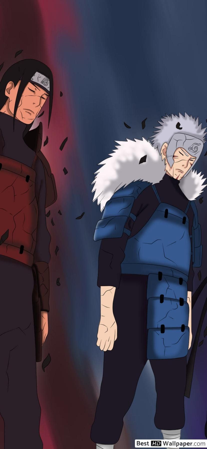 828x1792 Hashirama And Tobirama Wallpaper