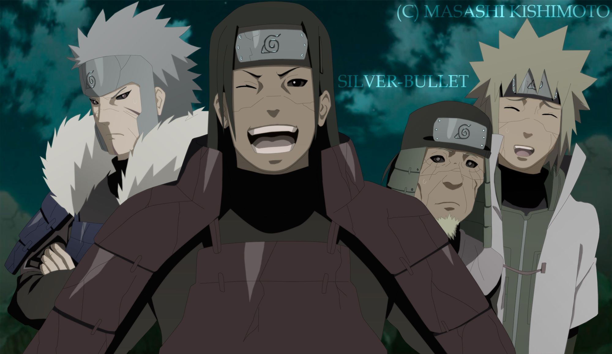 2000x1159 Phone wallpaper: Hashirama Senju, Tobirama Senju, Minato Namikaze, Anime, Naruto, Hiruzen Sarutobi, Hokage (Naruto) 488291
