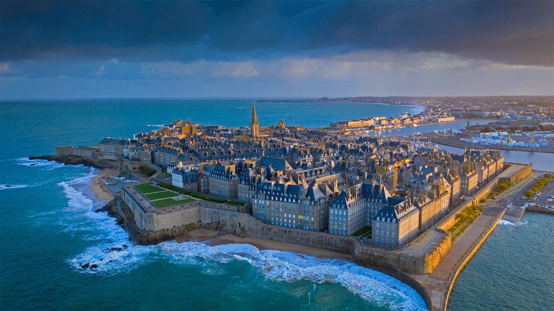 1920x1080 Saint Malo France Wallpaper