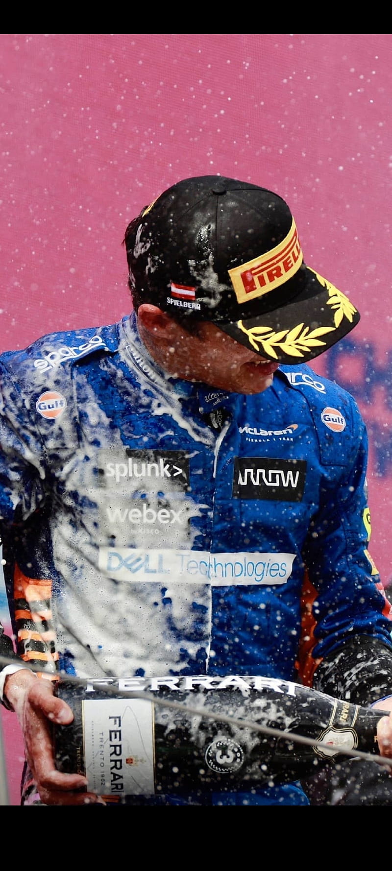 800x1778 HD podium mclaren wallpaper