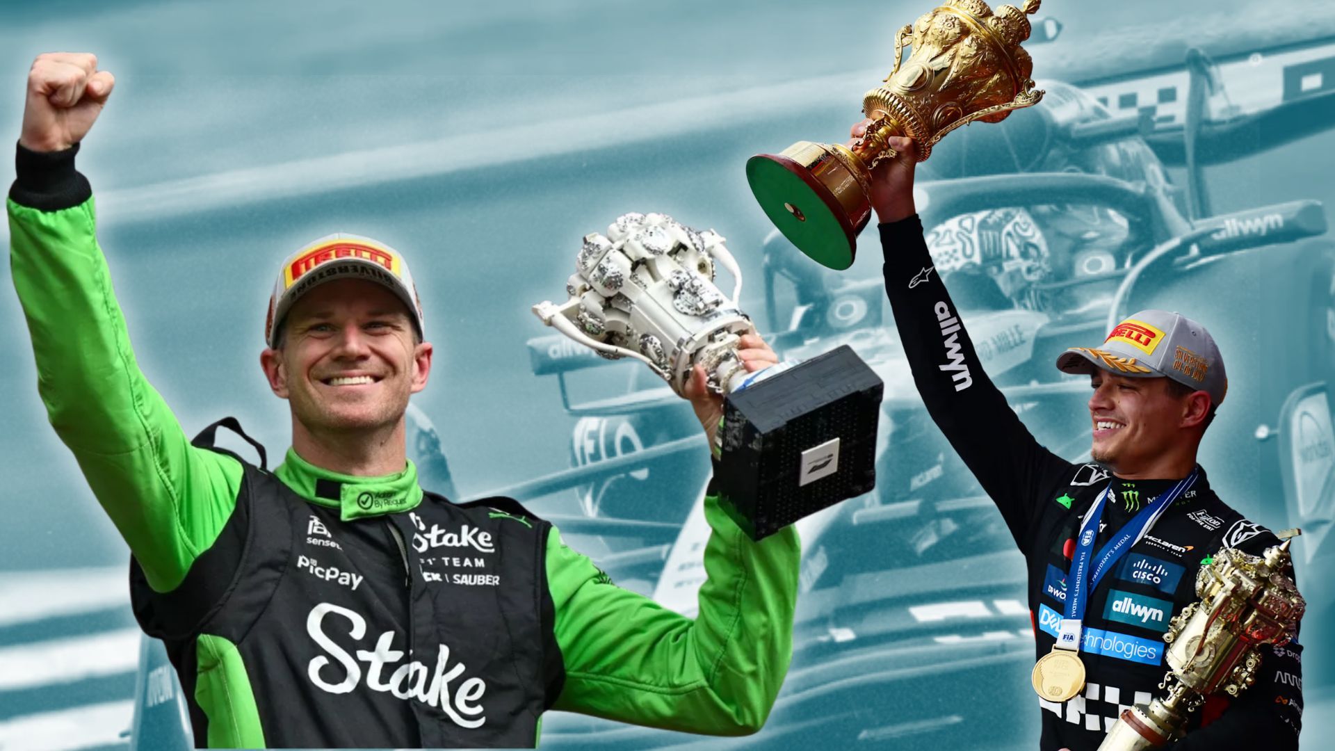 1920x1080 Norris triumphs at home as Hulkenberg breaks drought with first F1 podium
